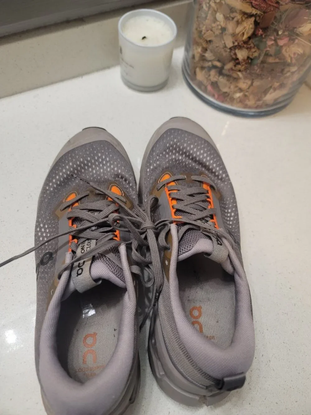 On Men's Cloudsurfer Trail 2 Sz 10.5 Running Shoes Eclipse / Cinder
